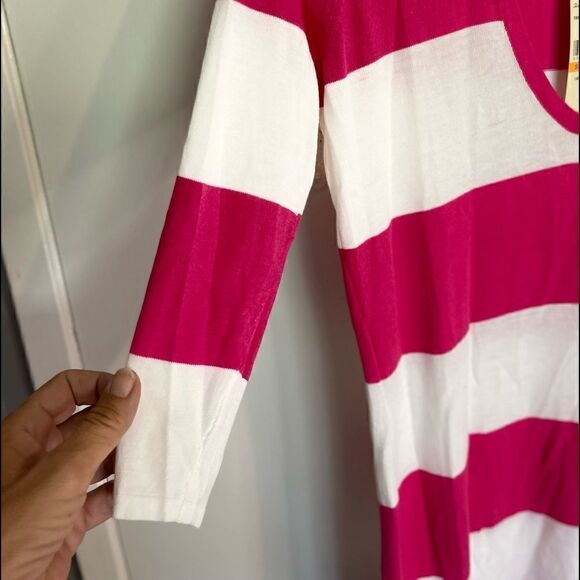 Tommy Bahama U Neck Stripes Cover Up Beach Sweater.Size S - Picture 8 of 11